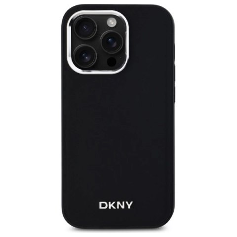 Etui DKNY Plain Logo MagSafe na iPhone 14 Pro - czarne Etui DKNY Plain Logo MagSafe na iPhone 14 Pro - czarne