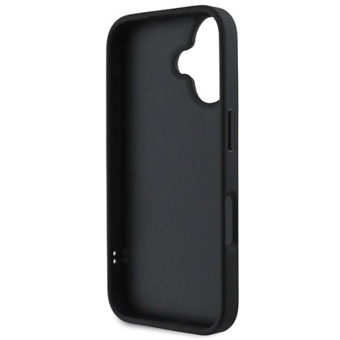 Etui DKNY Quilted Stack Logo na iPhone 16 - czarne Etui DKNY Quilted Stack Logo na iPhone 16 - czarne