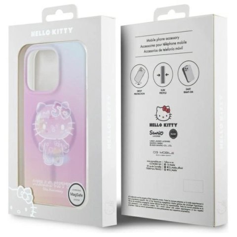 Etui Hello Kitty IML 50th Anniversary Magsafe na iPhone 16 Pro Max - różowe Etui Hello Kitty IML 50th Anniversary Magsafe na iPhone 16 Pro Max - różowe
