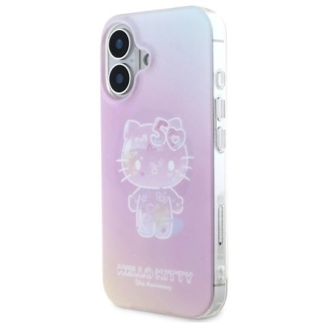 Etui Hello Kitty IML 50th Anniversary Magsafe na iPhone 16 - różowe Etui Hello Kitty IML 50th Anniversary Magsafe na iPhone 16 - różowe
