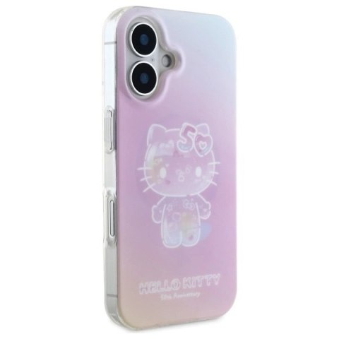 Etui Hello Kitty IML 50th Anniversary Magsafe na iPhone 16 - różowe Etui Hello Kitty IML 50th Anniversary Magsafe na iPhone 16 - różowe