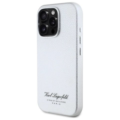 Etui Karl Lagerfeld Hotel RSG na iPhone 16 Pro Max - szare Etui Karl Lagerfeld Hotel RSG na iPhone 16 Pro Max - szare