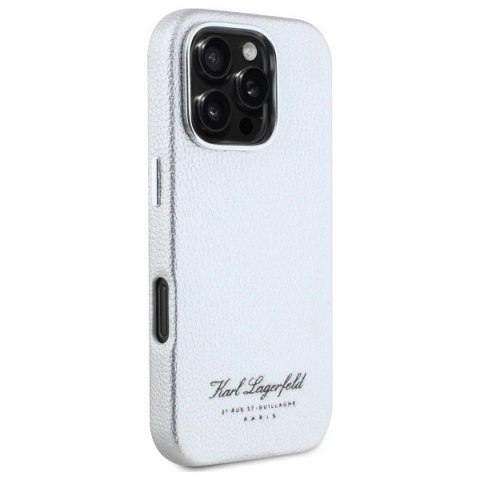 Etui Karl Lagerfeld Hotel RSG na iPhone 16 Pro Max - szare Etui Karl Lagerfeld Hotel RSG na iPhone 16 Pro Max - szare