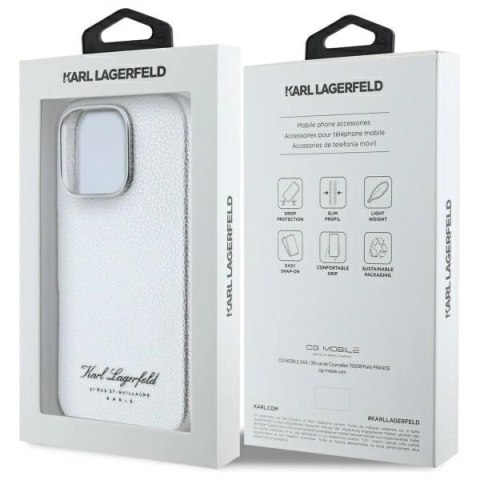 Etui Karl Lagerfeld Hotel RSG na iPhone 16 Pro Max - szare Etui Karl Lagerfeld Hotel RSG na iPhone 16 Pro Max - szare