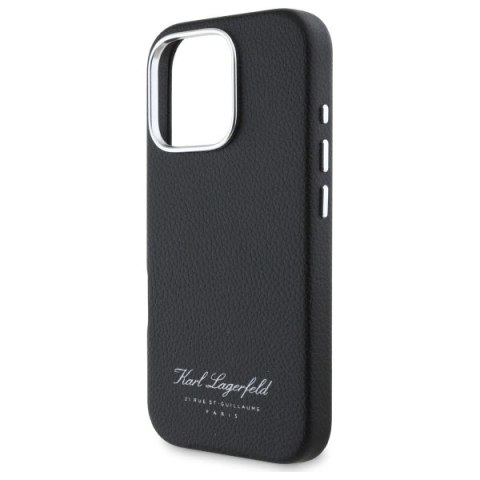 Etui Karl Lagerfeld Hotel RSG na iPhone 16 Pro - czarne Etui Karl Lagerfeld Hotel RSG na iPhone 16 Pro - czarne