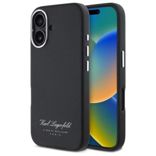 Etui Karl Lagerfeld Hotel RSG na iPhone 16 Pro - czarne
