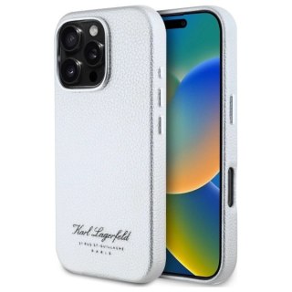 Etui Karl Lagerfeld Hotel RSG na iPhone 16 Pro - szare