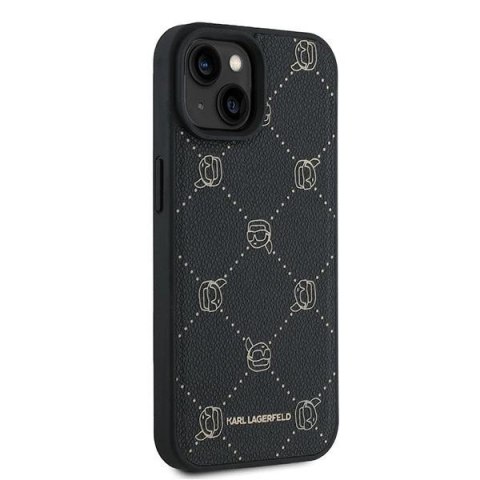Etui Karl Lagerfeld Karl Head MagSafe na iPhone 15 Plus - czarne Etui Karl Lagerfeld Karl Head MagSafe na iPhone 15 Plus - czarne