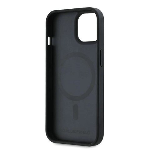Etui Karl Lagerfeld Karl Head MagSafe na iPhone 15 Plus - czarne Etui Karl Lagerfeld Karl Head MagSafe na iPhone 15 Plus - czarne