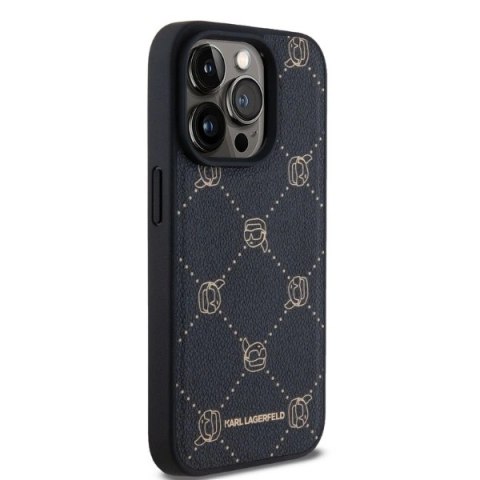 Etui Karl Lagerfeld Magsafe Karl Head na iPhone 15 Pro - czarne Etui Karl Lagerfeld Magsafe Karl Head na iPhone 15 Pro - czarne