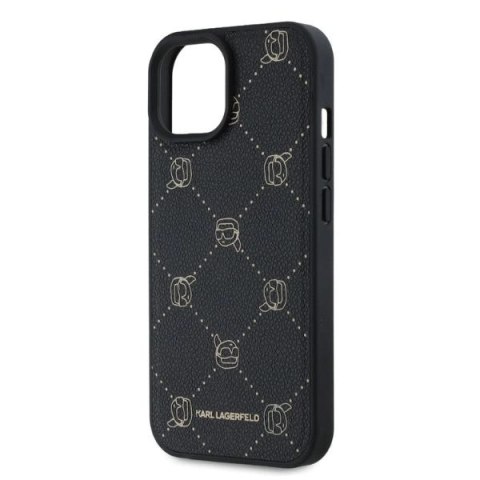 Etui Karl Lagerfeld Magsafe Karl Head na iPhone 15 - czarne Etui Karl Lagerfeld Magsafe Karl Head na iPhone 15 - czarne