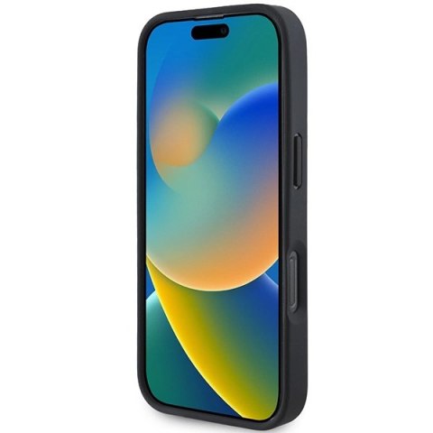 Etui Mercedes Leather Urban na iPhone 16 Pro - czarne