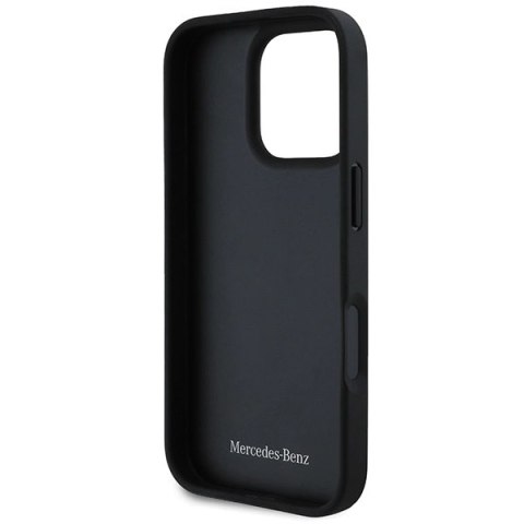 Etui Mercedes Leather Urban na iPhone 16 Pro Max - czarne