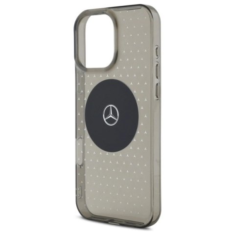 Etui Mercedes MB Case Star Pattern na iPhone 16 Pro - czarne