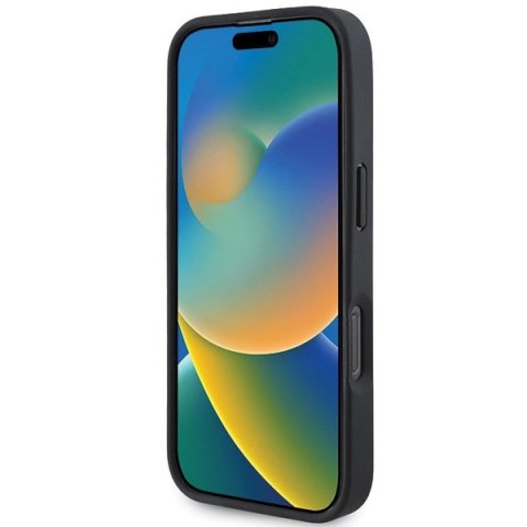 Etui Mercedes MB Waves Leather na iPhone 16 Pro Max - czerwone