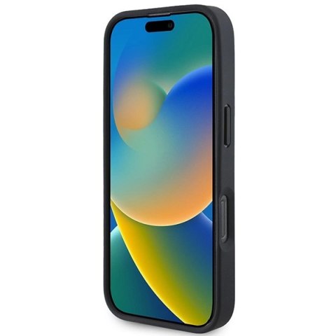 Etui Mercedes MB Waves Leather na iPhone 16 Pro Max - szare Etui Mercedes MB Waves Leather na iPhone 16 Pro Max - szare