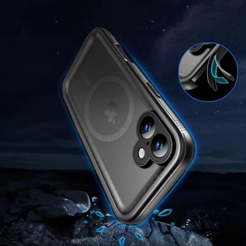 Etui Tech-Protect ShellBox MagSafe IP68 na iPhone 16 - czarne