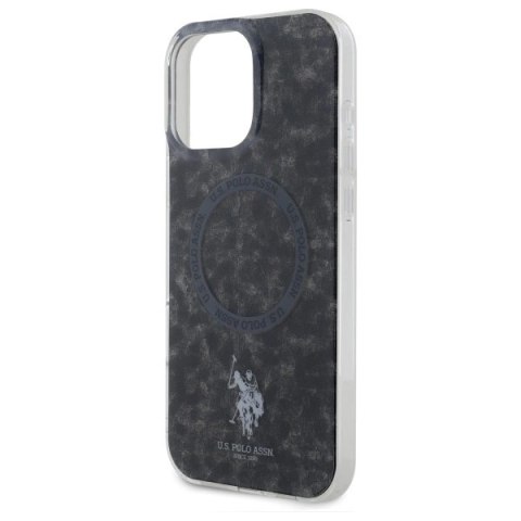Etui US Polo IML Ring MagSafe na iPhone 16 Pro Max - czarne Etui US Polo IML Ring MagSafe na iPhone 16 Pro Max - czarne