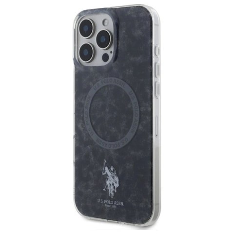 Etui US Polo IML Ring MagSafe na iPhone 16 Pro - czarne Etui US Polo IML Ring MagSafe na iPhone 16 Pro - czarne