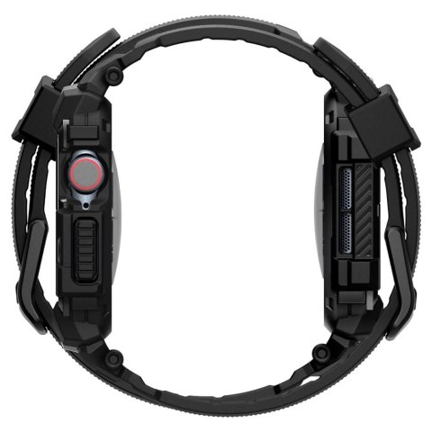 Etui z paskiem Spigen Rugged Armor Pro na Apple Watch 10 (42 mm) - czarne Etui z paskiem Spigen Rugged Armor Pro na Apple Watch 10 (42 mm) - czarne
