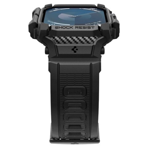 Etui z paskiem Spigen Rugged Armor Pro na Apple Watch 10 (42 mm) - czarne Etui z paskiem Spigen Rugged Armor Pro na Apple Watch 10 (42 mm) - czarne
