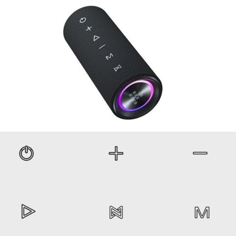 Głośnik przenośny Tronsmart Mirtune C2 24W Bluetooth - czarny Głośnik przenośny Tronsmart Mirtune C2 24W Bluetooth - czarny
