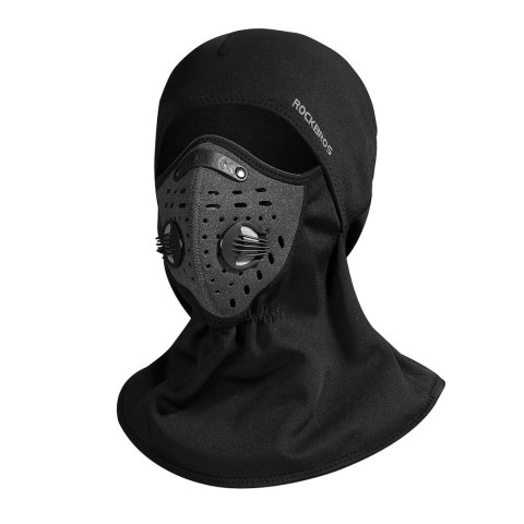Kominiarka sportowa Rockbros LF7127-1 New Velvet z filtrem - czarna Kominiarka sportowa Rockbros LF7127-1 New Velvet z filtrem - czarna