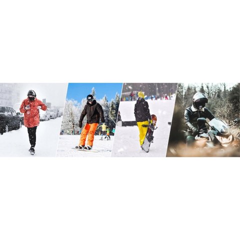 Kominiarka sportowa Rockbros LF7345BK ocieplana - czarna Kominiarka sportowa Rockbros LF7345BK ocieplana - czarna
