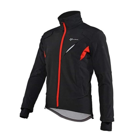 Kurtka sportowa Rockbros YPW021 wiatroszczelna kolarska rozmiar XL - czarna Kurtka sportowa Rockbros YPW021 wiatroszczelna kolarska rozmiar XL - czarna
