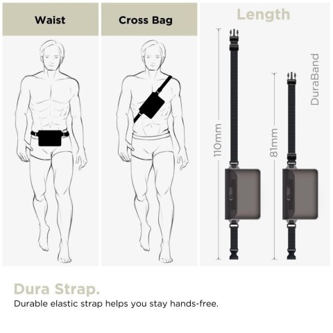 Saszetka wodoodporna Tech-Protect UWP10 - czarna