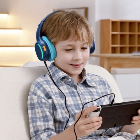 Słuchawki bezprzewodowe Tronsmart KH03 z ANC, dla dzieci, bezpieczne - niebieskie Słuchawki bezprzewodowe Tronsmart KH03 z ANC, dla dzieci, bezpieczne - niebieskie