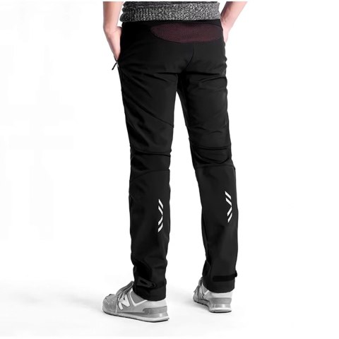 Spodnie sportowe Rockbros Patrol kolarskie wiatroszczelne rozmiar XL - czarne Spodnie sportowe Rockbros Patrol kolarskie wiatroszczelne rozmiar XL - czarne