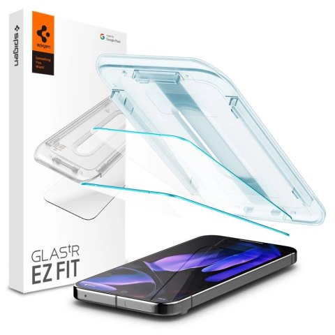 Szkło hartowane Spigen Glas.tR EZ Fit z aplikatorem na Google Pixel 9 Pro XL (2 szt.) Szkło hartowane Spigen Glas.tR EZ Fit z aplikatorem na Google Pixel 9 Pro XL (2 szt.)