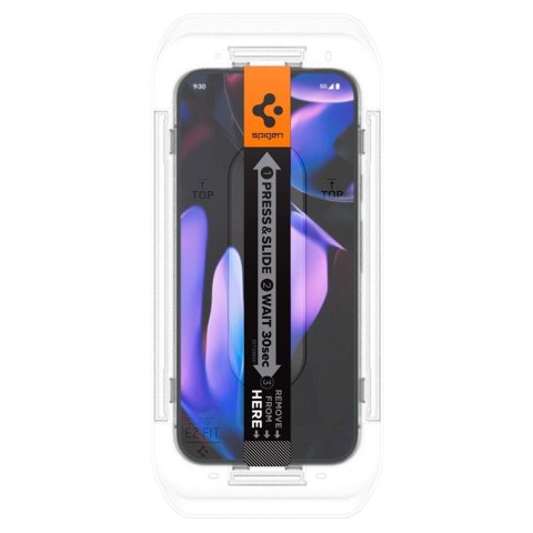 Szkło hartowane Spigen Glas.tR EZ Fit z aplikatorem na Google Pixel 9 Pro XL (2 szt.) Szkło hartowane Spigen Glas.tR EZ Fit z aplikatorem na Google Pixel 9 Pro XL (2 szt.)