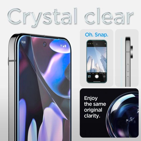 Szkło hartowane Spigen Glas.tR EZ Fit z aplikatorem na Google Pixel 9 Pro XL (2 szt.) Szkło hartowane Spigen Glas.tR EZ Fit z aplikatorem na Google Pixel 9 Pro XL (2 szt.)