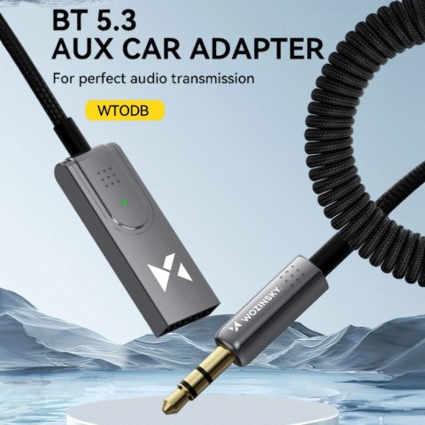 Adapter audio Wozinsky WTODB Bluetooth 5.3 / AUX odbiornik dźwięku Adapter audio Wozinsky WTODB Bluetooth 5.3 / AUX odbiornik dźwięku