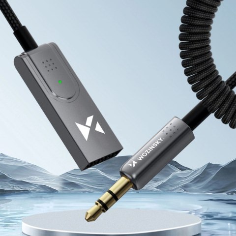 Adapter audio Wozinsky WTODB Bluetooth 5.3 / AUX odbiornik dźwięku Adapter audio Wozinsky WTODB Bluetooth 5.3 / AUX odbiornik dźwięku