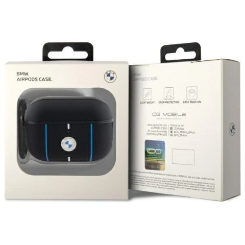 Etui BMW Color Lines na AirPods Pro 2 - czarne Etui BMW Color Lines na AirPods Pro 2 - czarne