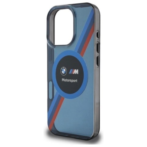 Etui BMW Motosport IML Circle MagSafe na iPhone 16 Pro Max - granatowe