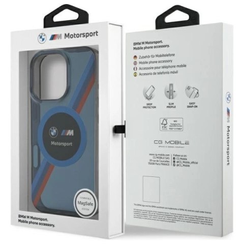 Etui BMW Motosport IML Circle MagSafe na iPhone 16 Pro Max - granatowe