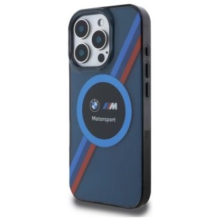 Etui BMW Motosport IML Circle MagSafe na iPhone 16 Pro - granatowe