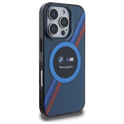 Etui BMW Motosport IML Circle MagSafe na iPhone 16 Pro - granatowe Etui BMW Motosport IML Circle MagSafe na iPhone 16 Pro - granatowe