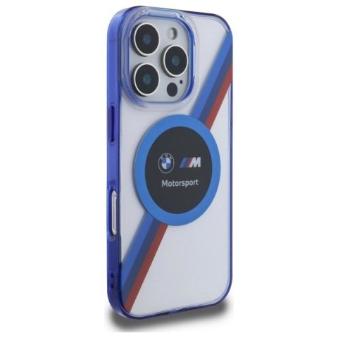 Etui BMW Motosport IML Circle MagSafe na iPhone 16 Pro - przezroczyste