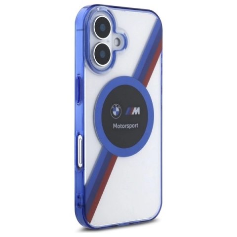 Etui BMW Motosport IML Circle MagSafe na iPhone 16 - przezroczyste