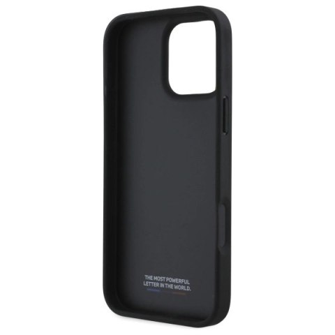 Etui BMW Smooth Rubber Logo na iPhone 16 Pro Max - czarne