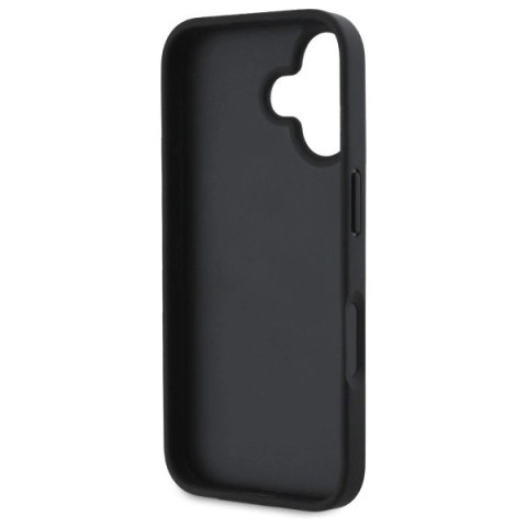 Etui DKNY Texture Pattern Tonal Stripe na iPhone 16 - czarne