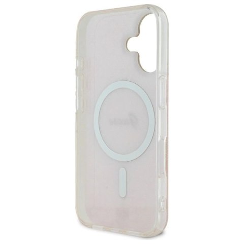 Etui Guess IML 4G MagSafe na iPhone 16 Plus - różowe Etui Guess IML 4G MagSafe na iPhone 16 Plus - różowe