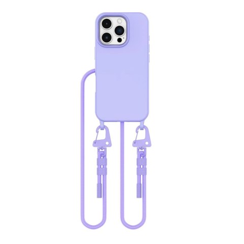 Etui Tech-Protect MagNecklace MagSafe ze smyczą na iPhone 16 Pro Max - fioletowe