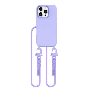 Etui Tech-Protect MagNecklace MagSafe ze smyczą na iPhone 16 Pro - fioletowe