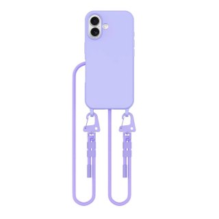 Etui Tech-Protect MagNecklace MagSafe ze smyczą na iPhone 16 - fioletowe